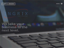 Tablet Screenshot of ingrix.com